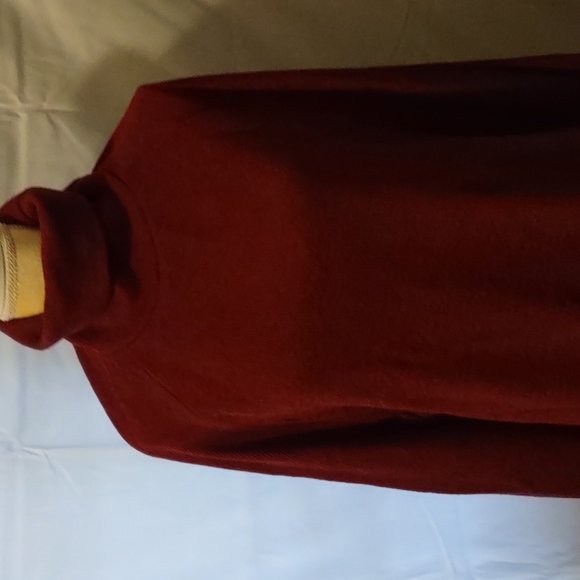 Women Poncho Ribbed Knit Turtleneck